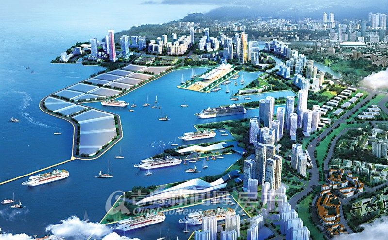 山東省青島郵輪母港項目采用松夏橡膠軟接頭產品